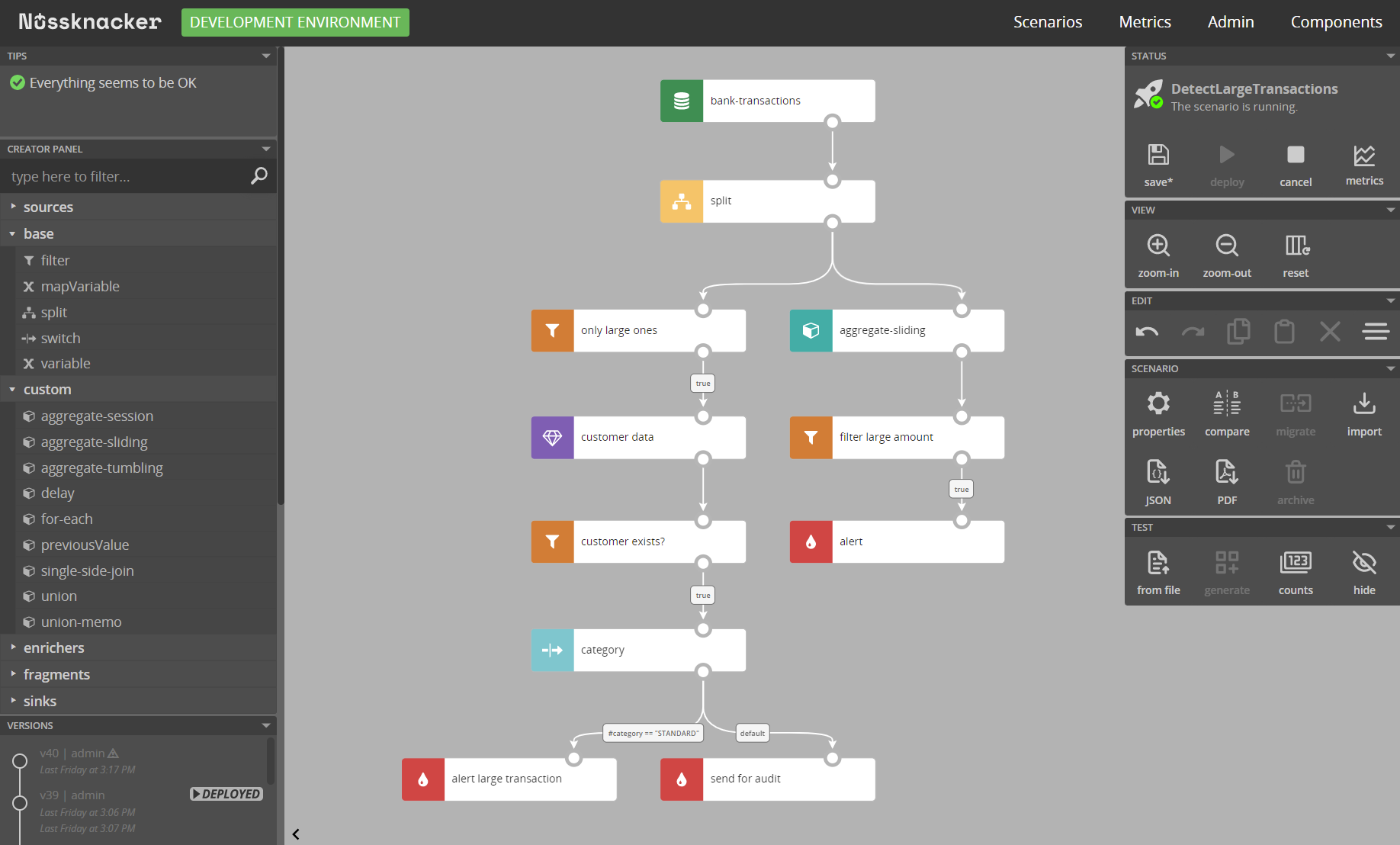 Scenario authoring